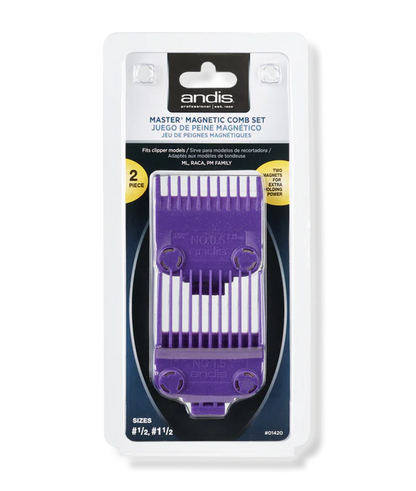 ANDIS Master Magnetic Comb Set 0.5 & 1.5 Model #AN-01420