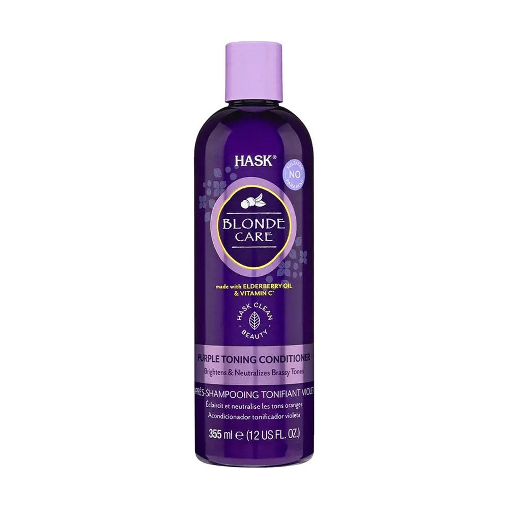 Hask blonde care purple toning conditioner