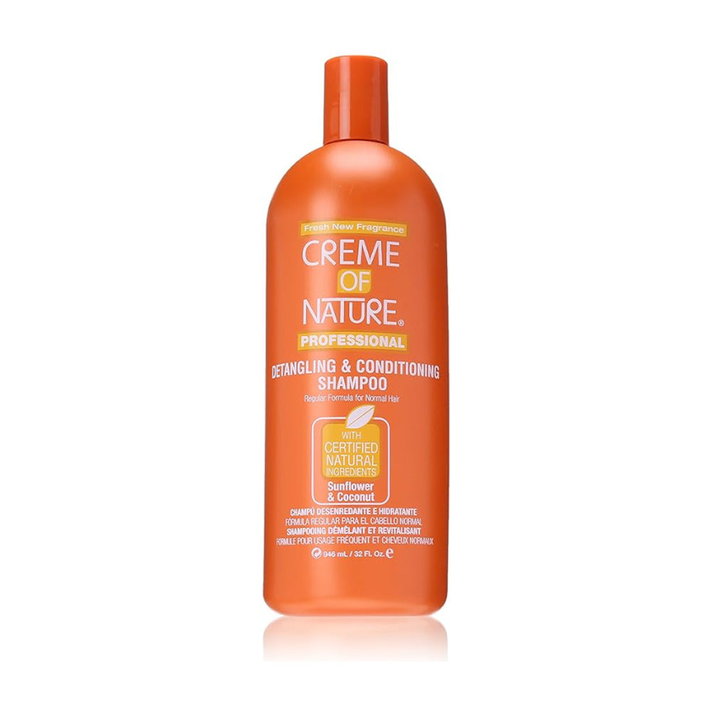 CREME OF NATURE Professional Detangling & Conditioning Shampoo, 32 Oz