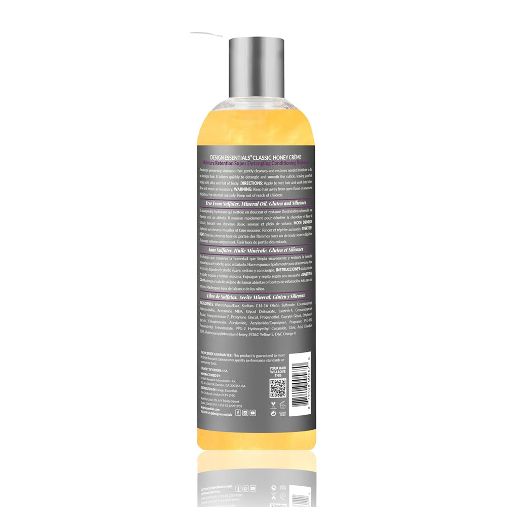 Design essentials honey shampoo-12 oz