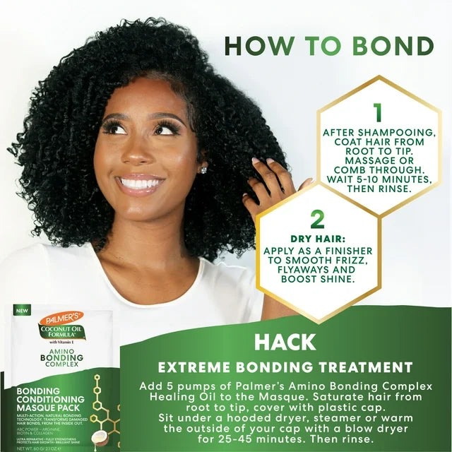 Palmer’s coconut oil formula bonding conditioning masque Pack