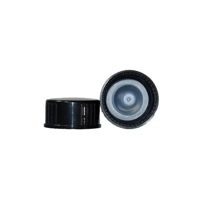 1 oz. Cobalt Blue Boston Round with Black Poly Cone Cap (20/400) (V23) (V20)