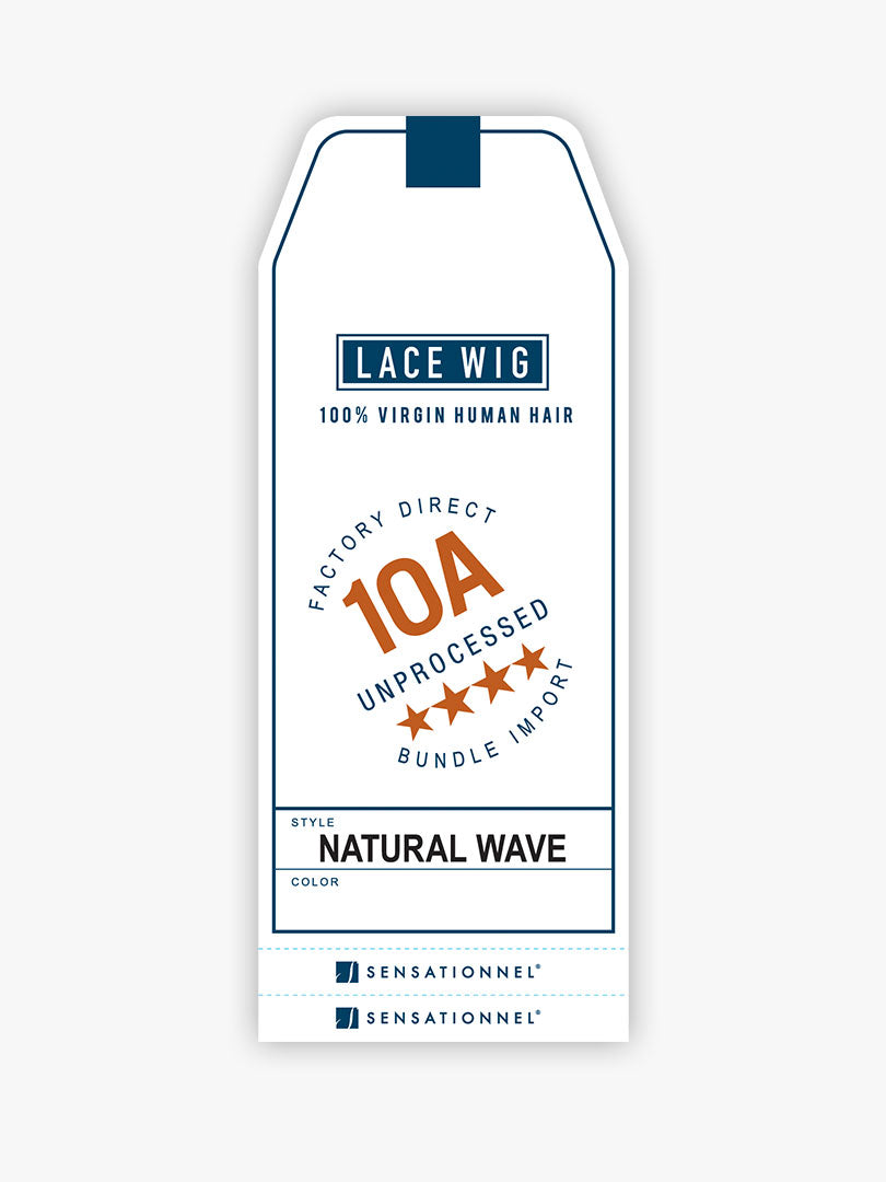 10A natural wave lace wig-Natural