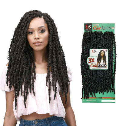 3x Cali Butterfly Locs 18". T1b