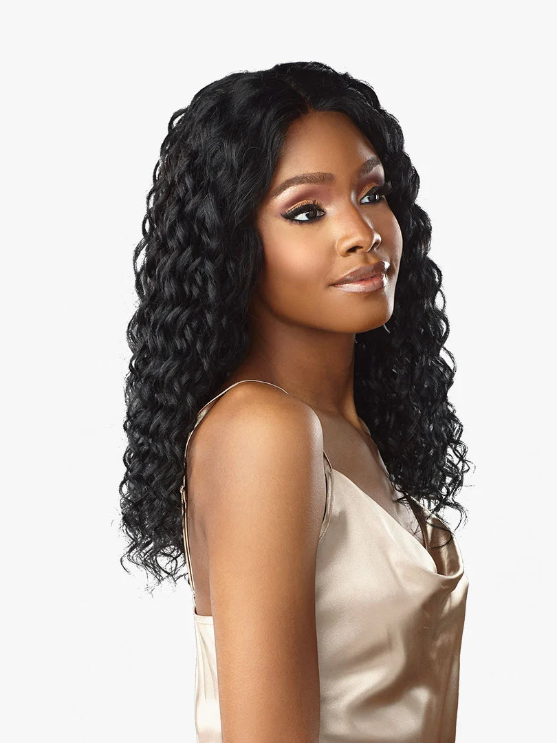 Sensationnel LH Natural Deep Wave 13x4 HD Lace 12A Unprocessed Wig