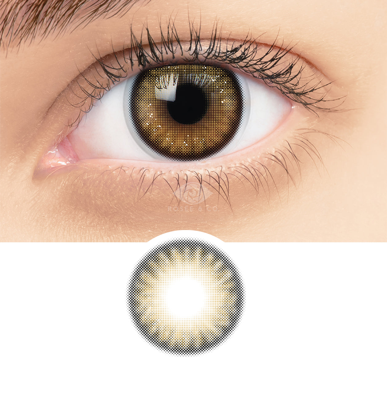 Rosee Color Contact.-Egyptian hazel