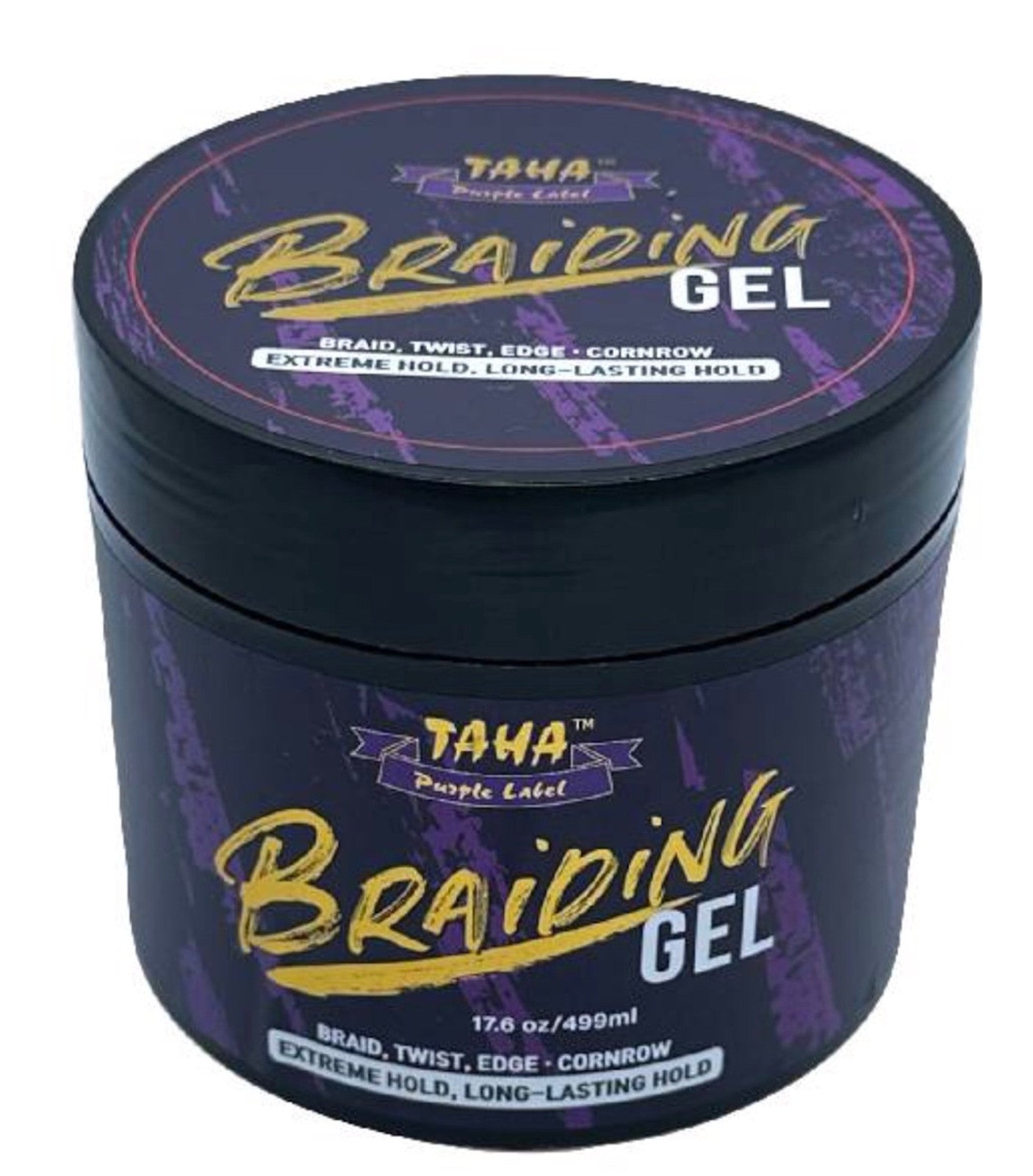 Taha purple label braiding gel