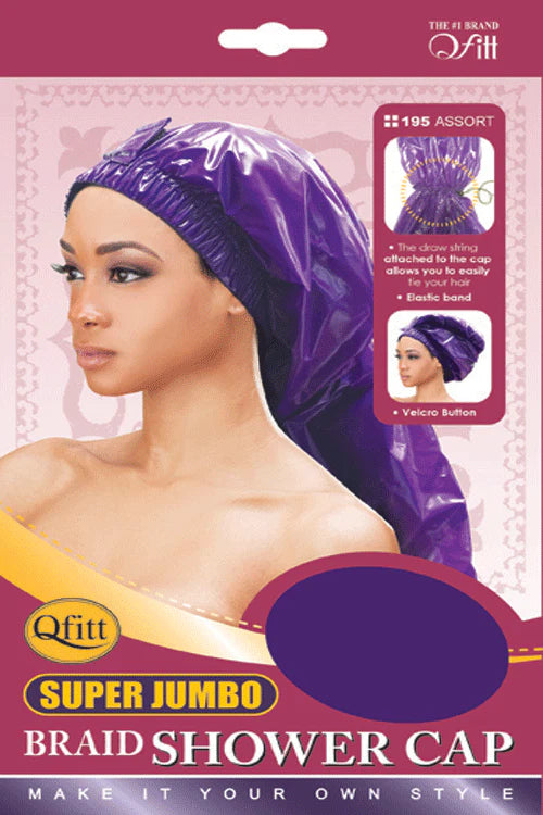 Super Jumbo Braid Shower Cap