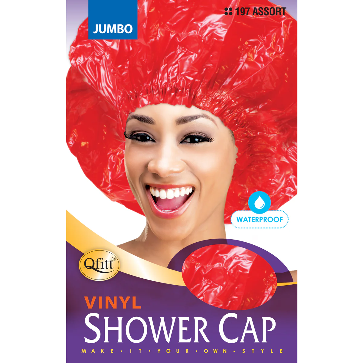 Q Fitt Collection Shower Cap