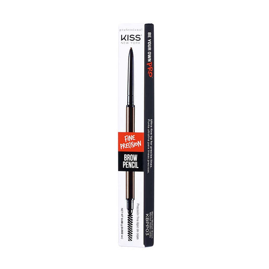 Kiss fine precision brow pencil. brown. KBPP03A