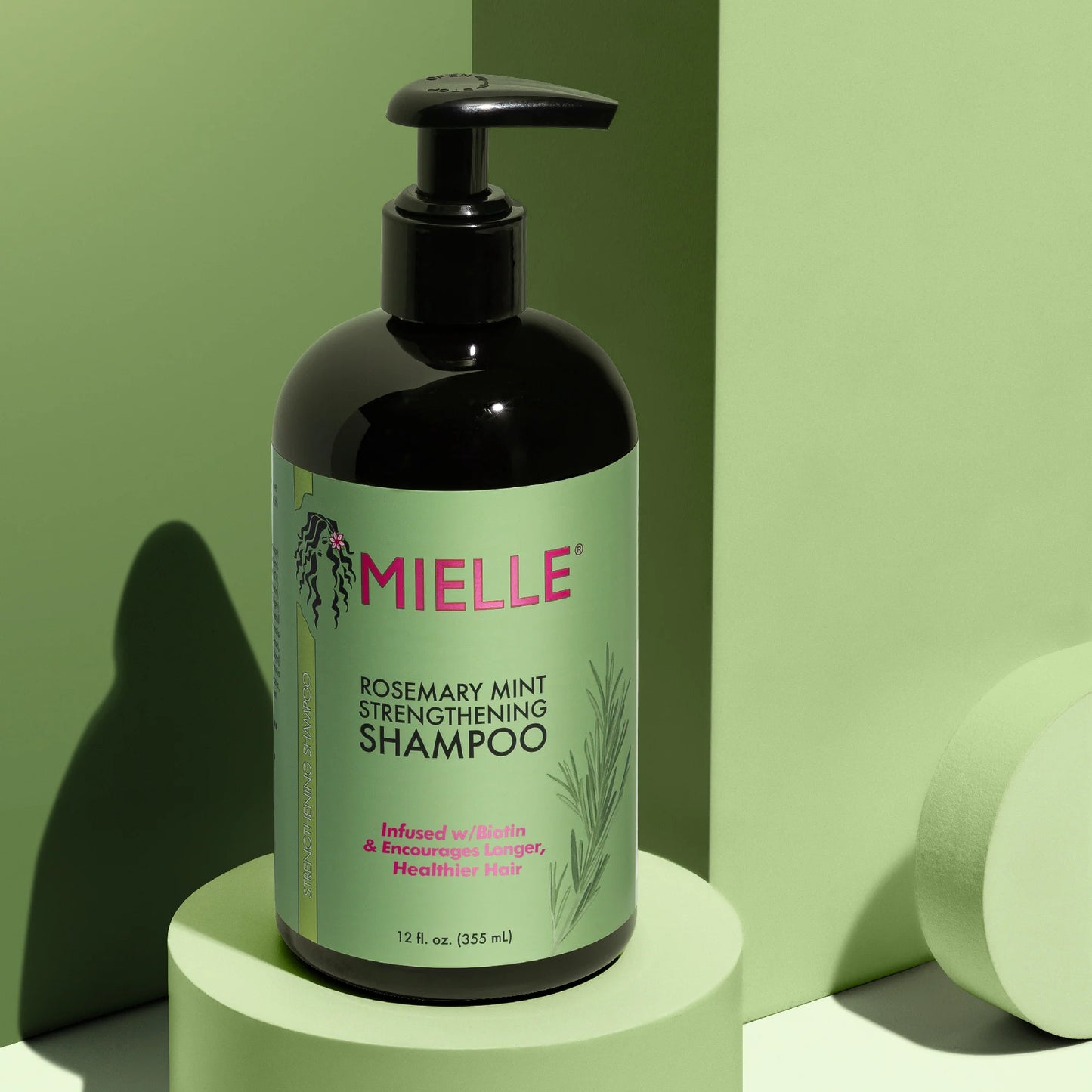 Mielle Rosemary Mint Strengthening Shampoo.