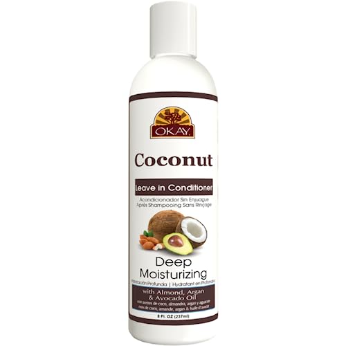 OKAY COCONUT OIL DEEP MOISTURIZING LEAVE-IN CONDITIONER 8oz