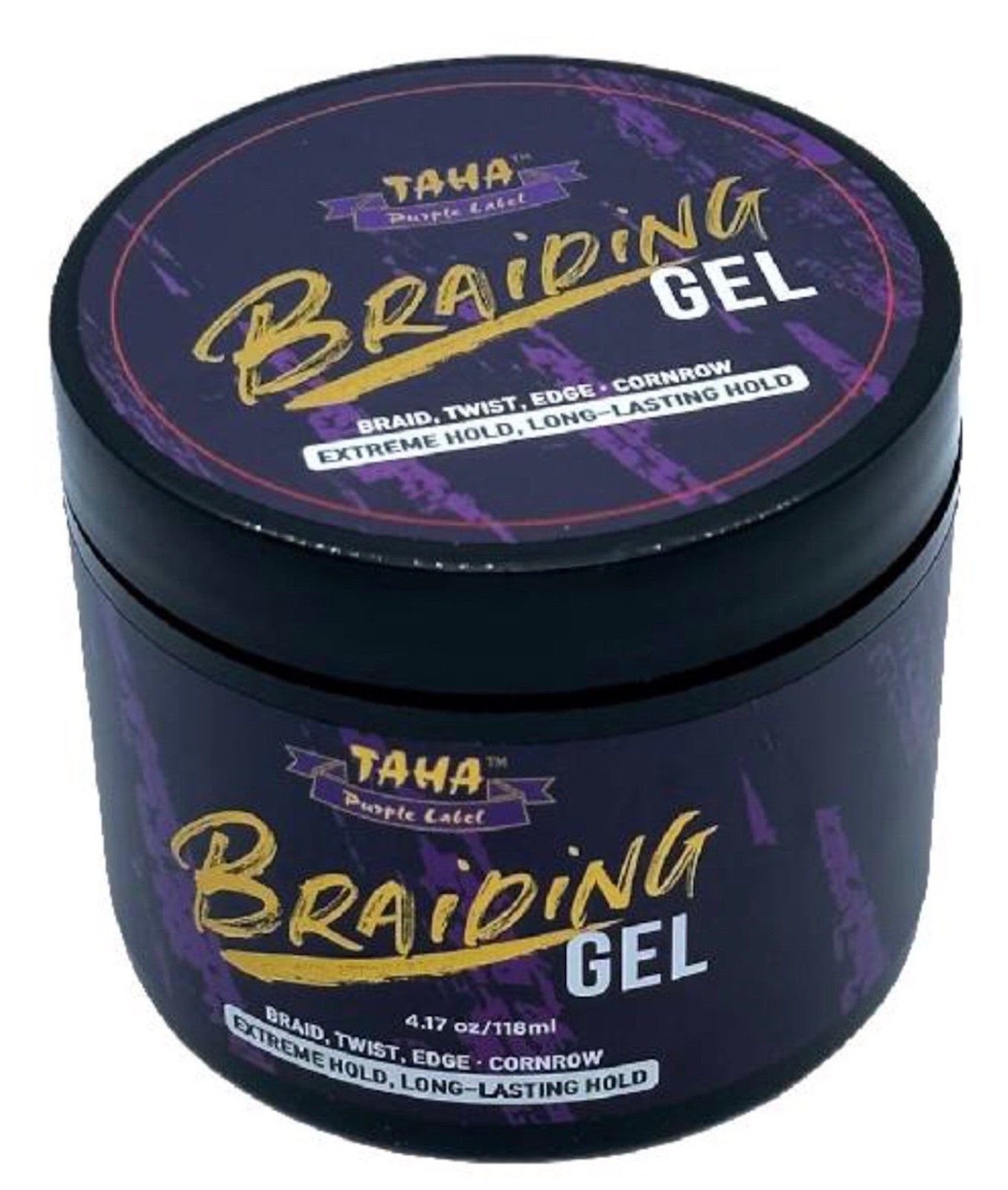 Taha purple label braiding gel