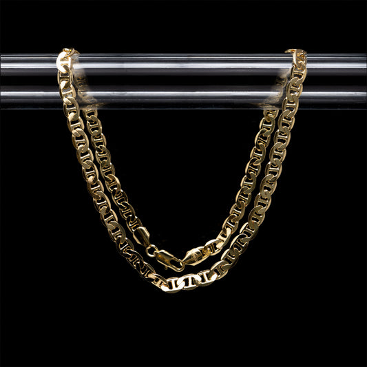 C & L chain necklace gold 7mm 20“. CN40720G