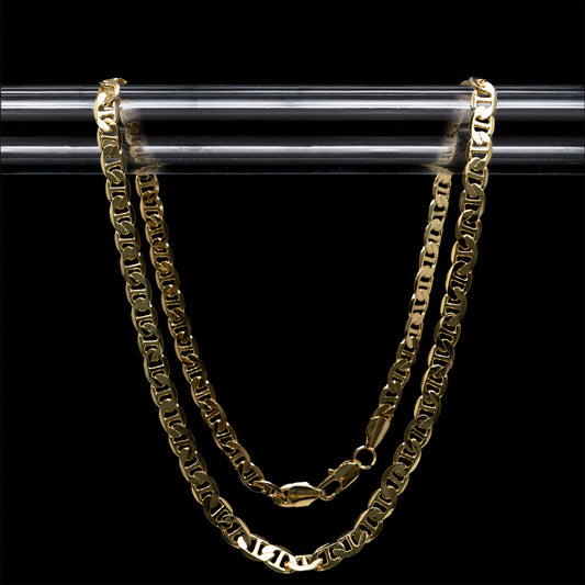 C & L chain necklace gold 7mm 24“ CN40724G