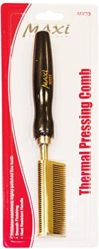 Maxi Hair Tool Pressing Comb Brass