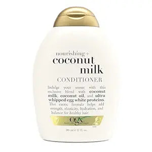 OGX, Hair Conditioner, Sulfate-Free, Nourishing Coconut Milk, 13 Fl Oz