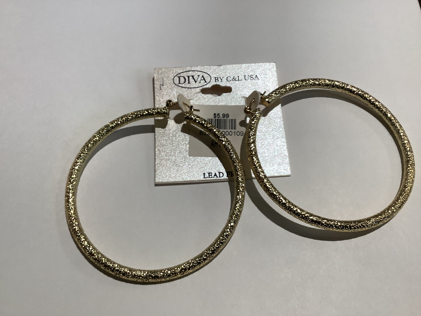 DIVA by C&L Hoop AH370G gOLD