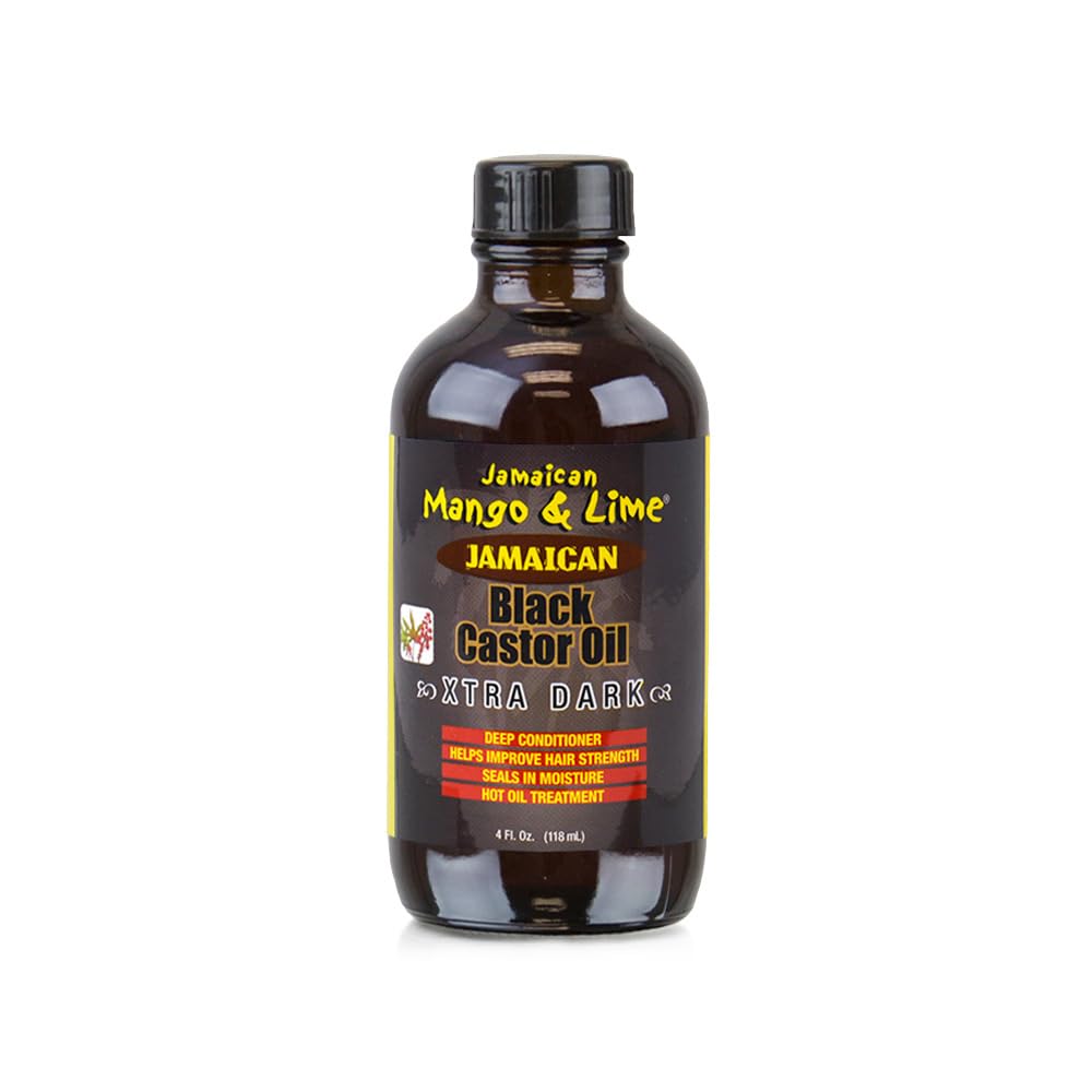 Jamaican mango lime black castor oil. Xtra dark