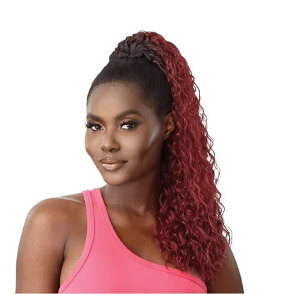 Outre pretty quick ponytail. Deep twist 22“