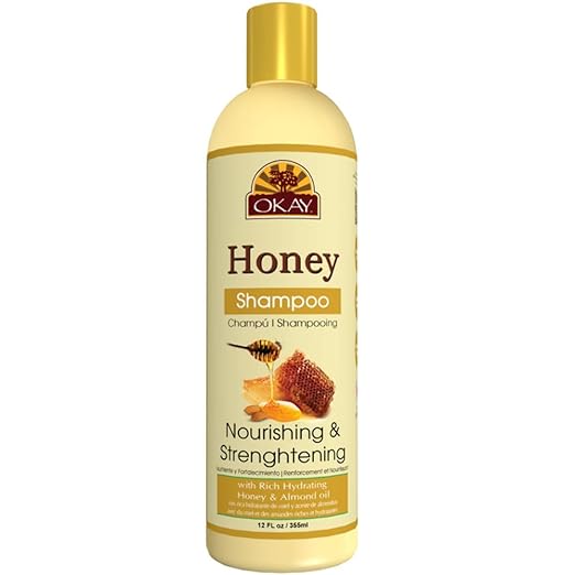 OKAY HONEY NOURISHING and STRENGTHENING SHAMPOO 12oz