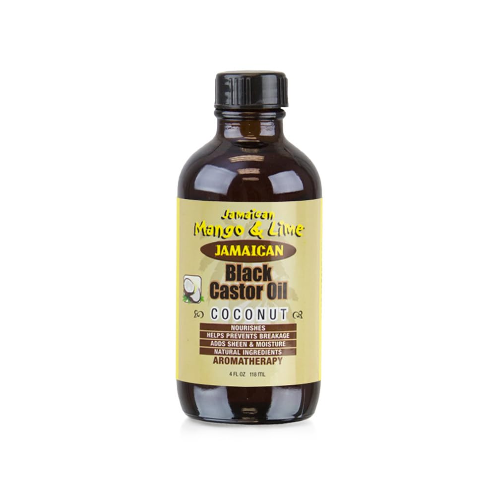 Jamaican mango lime black castor oil. Coconut.