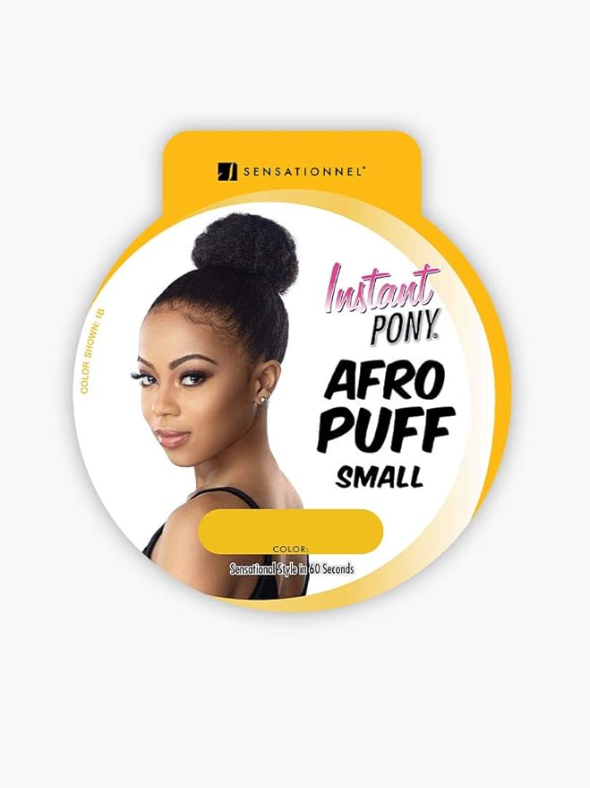 Sensationnel Instant pony. Afro puff small