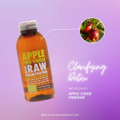 Real raw apple cider shampoo