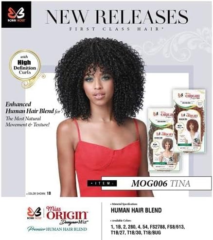 Bobbi Boss HH Blend Miss Origin Wig MOG006 TINA