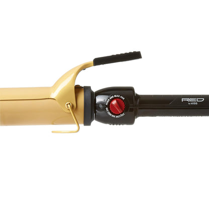 RED by KISS Ceramic Tourmaline Professional Curling Iron (CI07N - 1 1/2" inch)