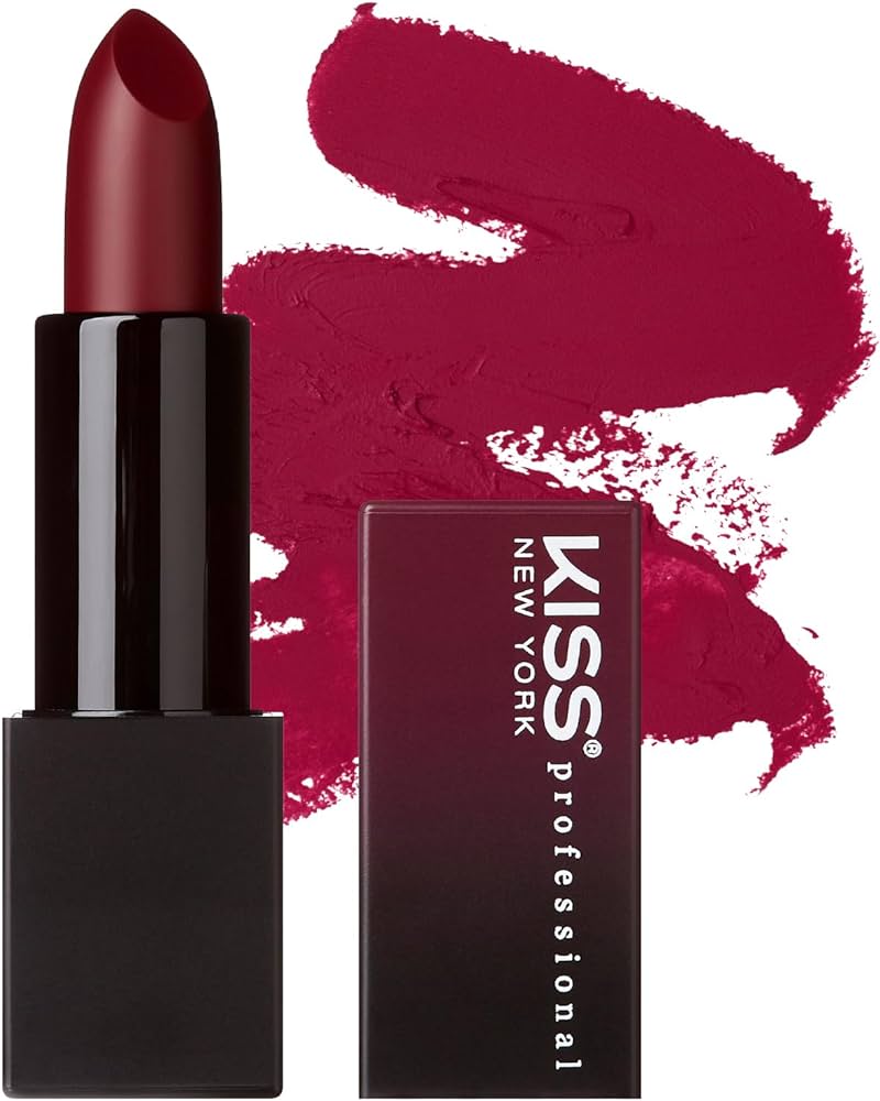 Kiss satin lipstick. Berry rum.  SLS07