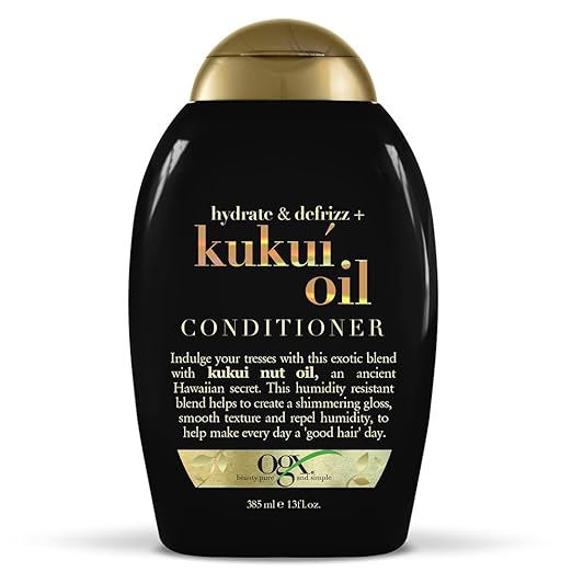 OGX Kukui Oil Conditioner, Hydrate & Defrizz, 13 Ounces