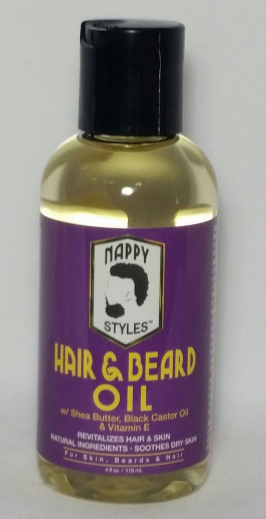 Nappy beard and hair oil