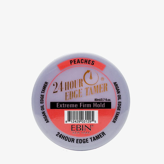 Ebin 24 Hour Edge Tamer. Peaches. Family size