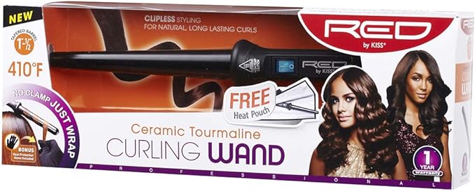 Red by kiss curling wand. 1“ to 1/2” CIW03