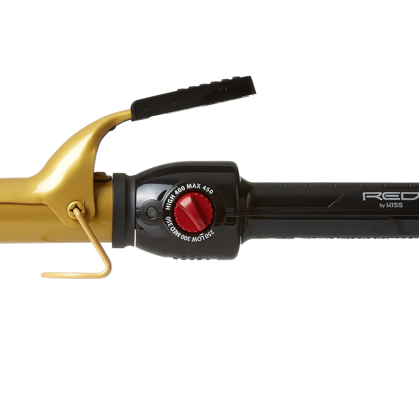 RED by KISS Ceramic Tourmaline Professional Curling Iron (CI05N - 1" inch)