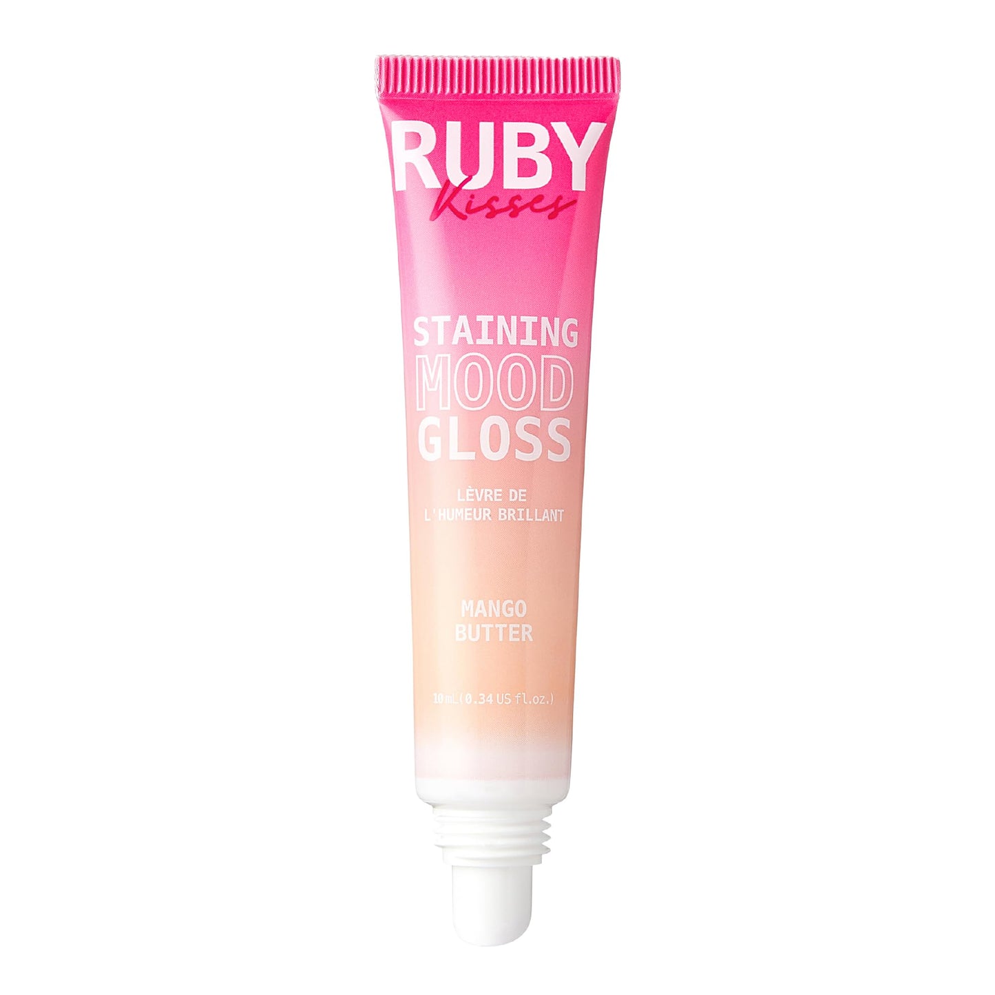 Ruby kiss staining mood gloss. mango butter