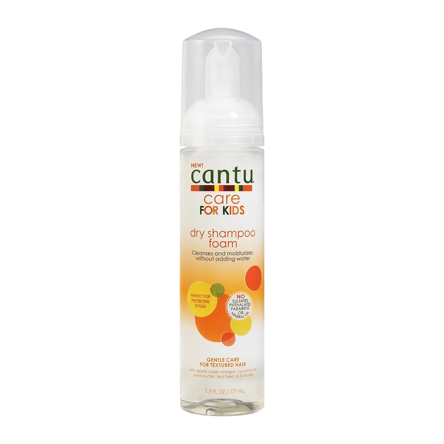 Cantu kids dry shampoo foam