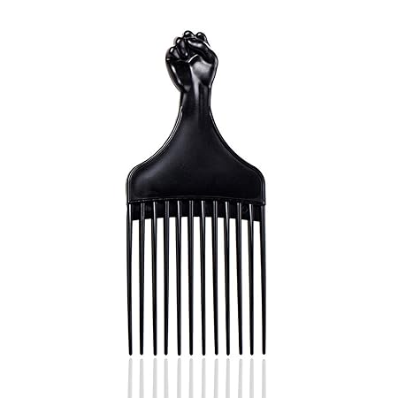 Hair Pick for Curly Hair, Plastic Afro Pick for Women and Men