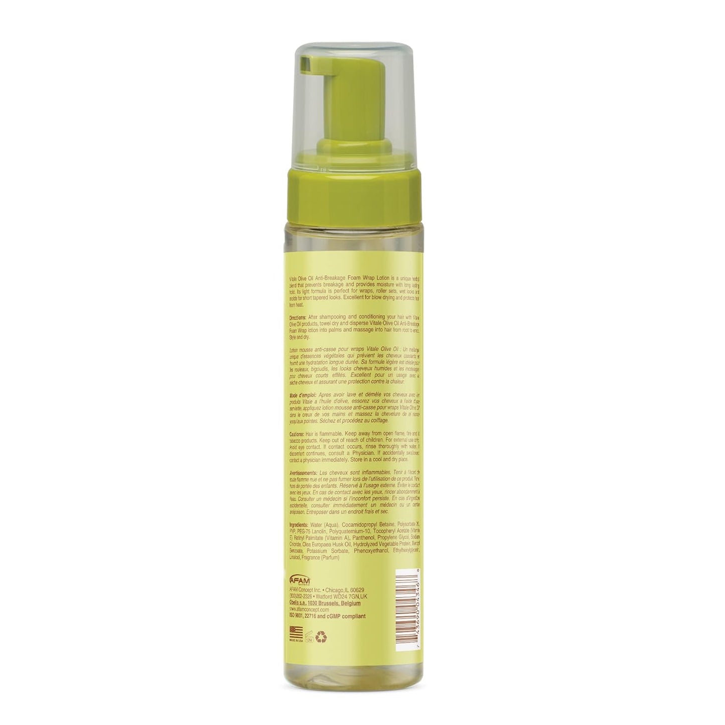 Vitale Olive Oil Foam Wrap