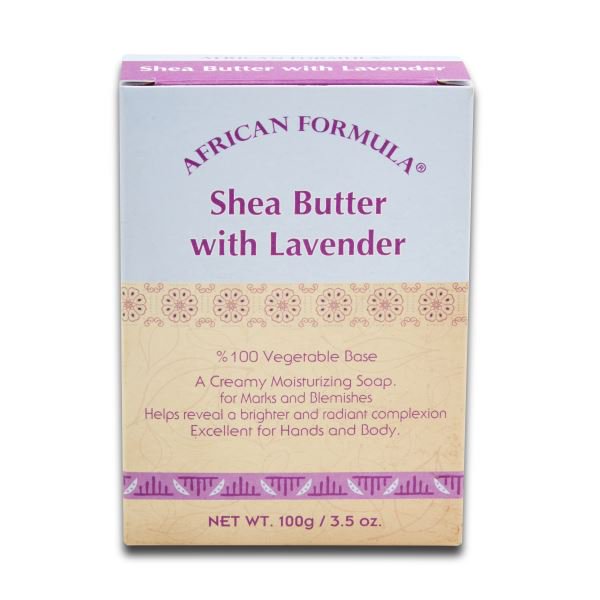 African formula Shea Butter with Lavender bar soap