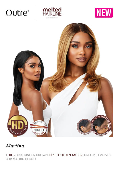 Outre Melted Hairline - HD Swiss Lace Front Wig Martina