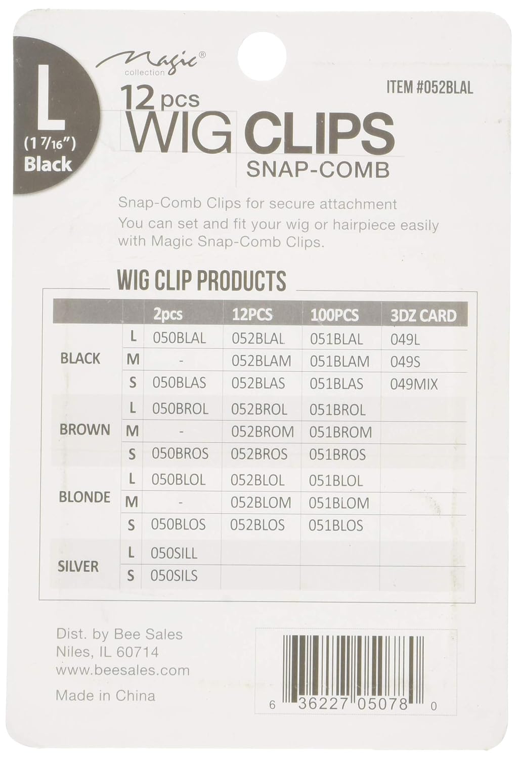 Wig Clips 12 Pcs