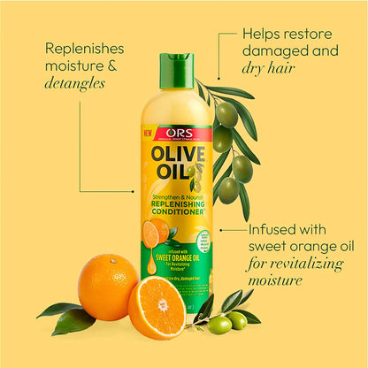 ORS Olive Oil Strengthen & Nourish Replenishing Conditioner 12.25 oz