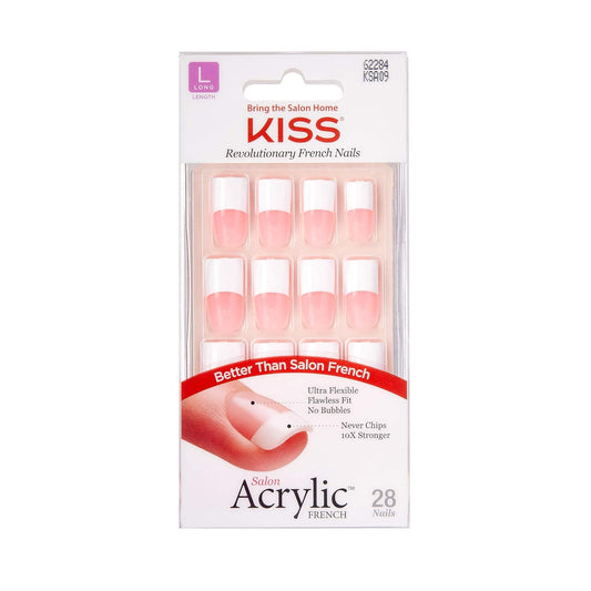 Kiss Acrylic French Nails KSA09