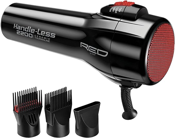 Red by kiss 2200 pro tourmaline ceramic dryer. BD07N