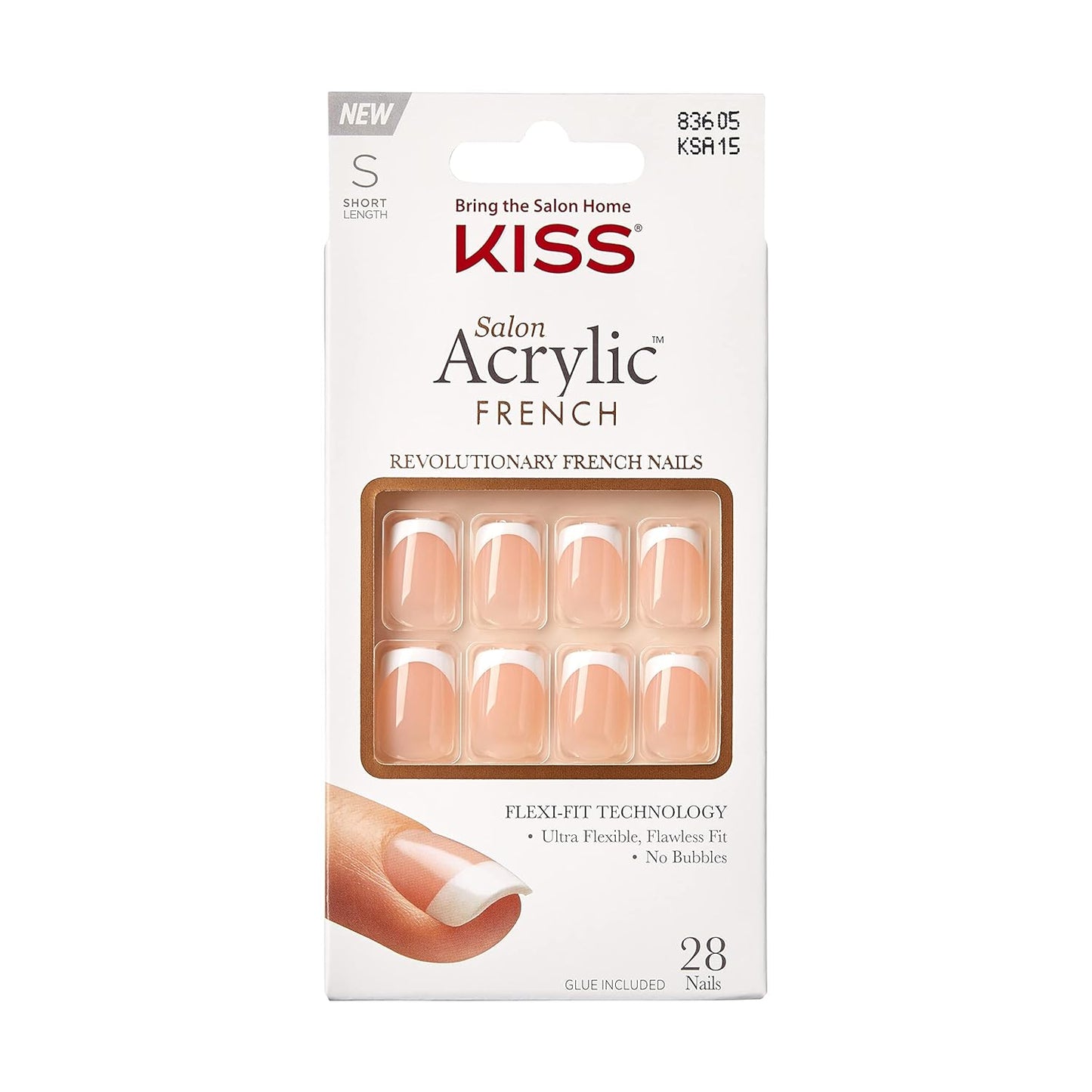 Acrylic French Nails KSA15