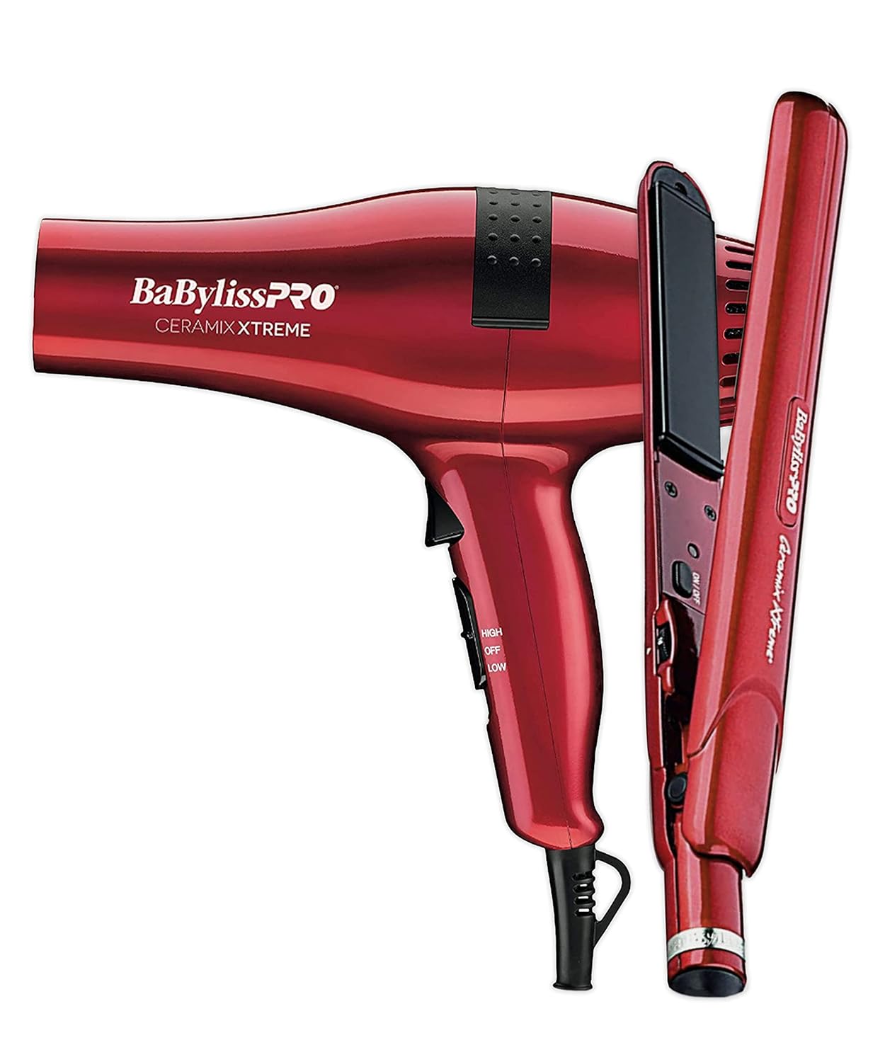 Babyliss pro ceramix dryer and flat iron 1”