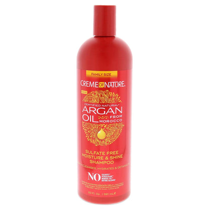 Creme of nature Argan Shampoo.