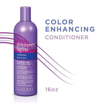 Clairol Professional Shimmer Lights Purple Conditioner, 16 fl. Oz